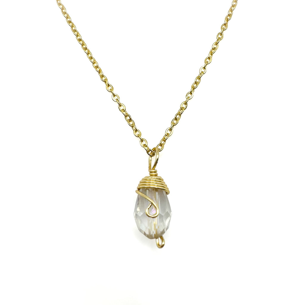 Gold Birthstone necklace